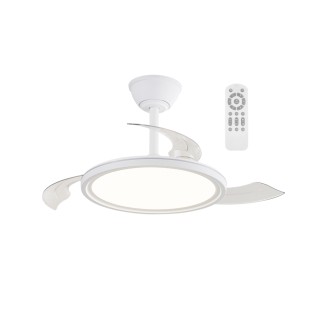 Ventilador LED aspas retráctiles Rexus  CCT Dim (24+8W)