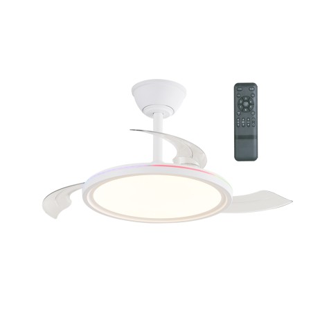 Rexus RGB CCT Dim LED Fan with Retractable Blades (24+7W)