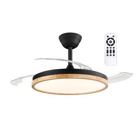 LED ceiling fan with retractable blades Chief Evo CCT Dim (60W)