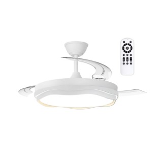 Ventilador LED aspas retráctiles Prius Evo CCT Dim (60W)