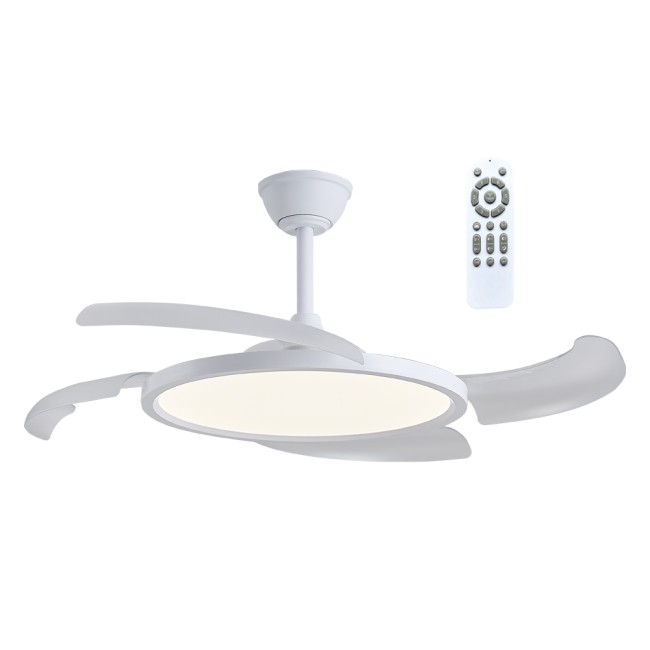 LED fan with retractable blades Key CCT Dim (43W)