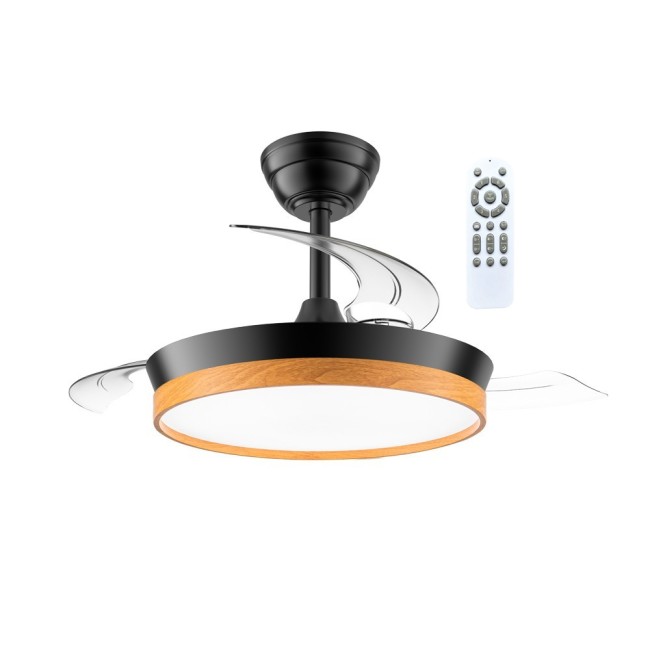Paneco Mini CCT Dim (39W) Retractable Blade LED Fan