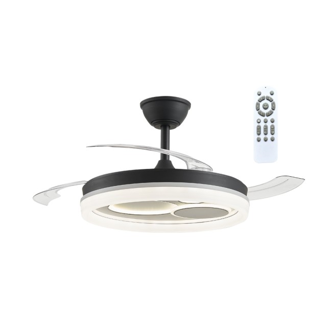 Ventilador LED aspas retráctiles Naira Eco CCT Dim (70W)