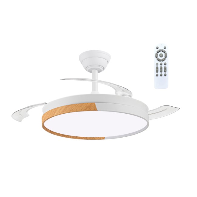 LED fan with retractable blades Ecoro CCT Dim (48W)