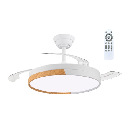 LED fan with retractable blades Ecoro CCT Dim (48W)