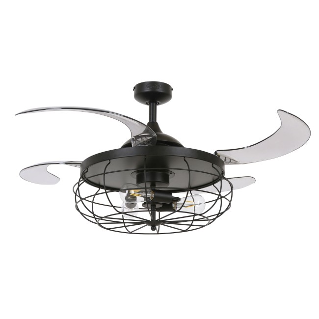 Ceiling fan with light Industri (3 lights)