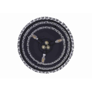 Ceiling fan with light Veil (3 lights)