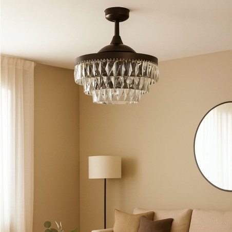 Ceiling fan with light Veil (3 lights)
