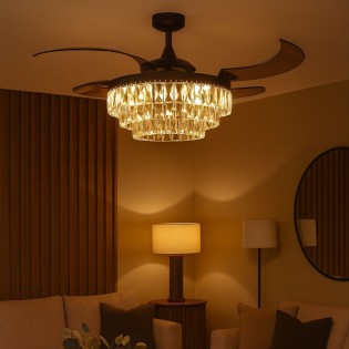 Ceiling fan with light Veil (3 lights)