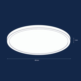 LED ceiling flush light Oja 29 IP54 3000/4000K (14W)