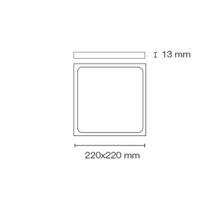 Prim LED-Einbaudownlight (20W)