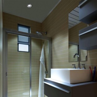 Recessed light waterproof RAIN steel