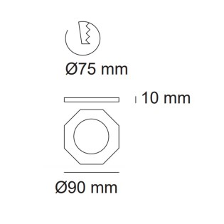 Einbaulampe LED Gemo II (Doppelbeleuchtung)