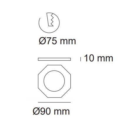 Recessed Light LED Gemo II (Double Lighting)