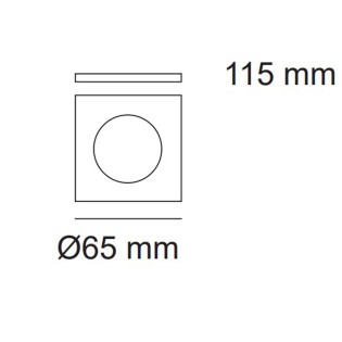 Einbaulampe LED Kony II (Doppelbeleuchtung)