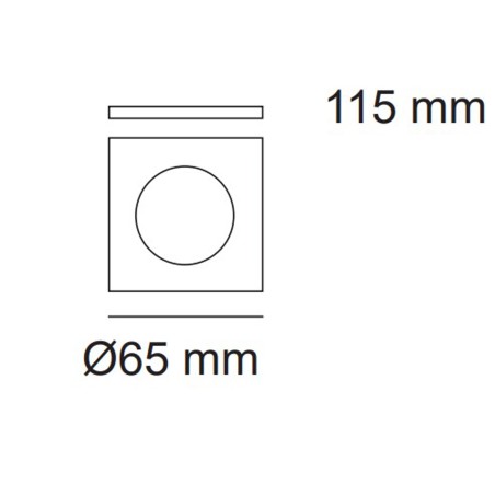 Einbaulampe LED Kony II (Doppelbeleuchtung)
