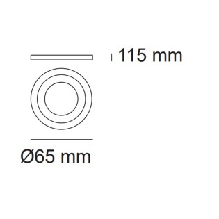 Einbaulampe LED Kony (Doppelbeleuchtung)