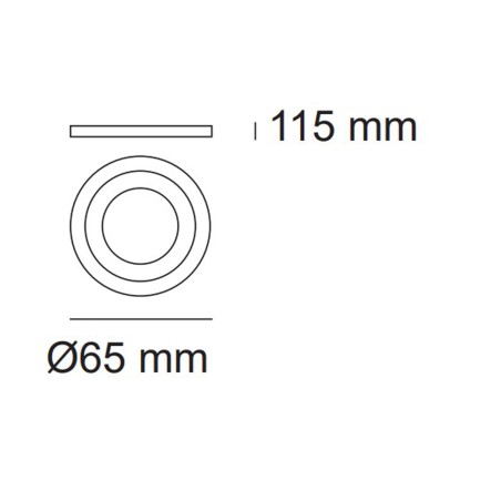 Einbaulampe LED Kony (Doppelbeleuchtung)