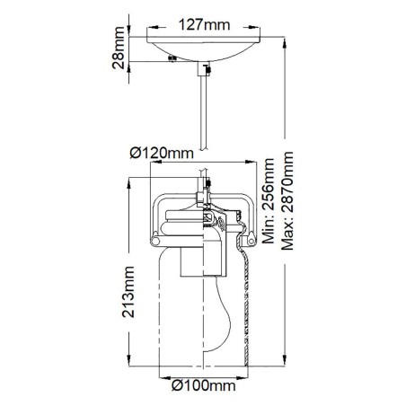 Ceiling lamp Brinley