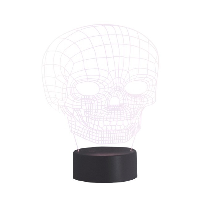 Nachtlicht 3D LED Totenkopf (2.5W)