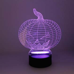 Nachtlicht 3D LED Kürbis (2.5W)