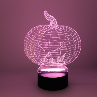 Nachtlicht 3D LED Kürbis (2.5W)