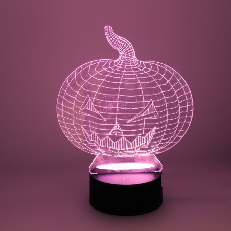 Nachtlicht 3D LED Kürbis (2.5W)