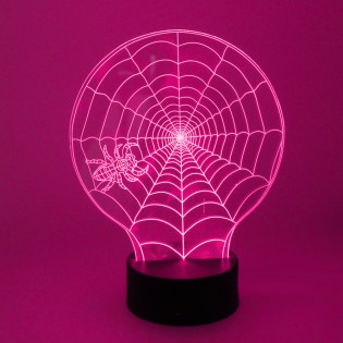Nachtlicht 3D LED Spinnennetz (2.5W)