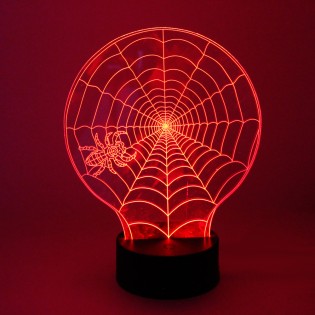 Night Light 3D LED Spiderweb (2.5W)
