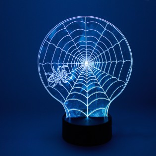 Nachtlicht 3D LED Spinnennetz (2.5W)
