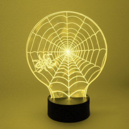 Nachtlicht 3D LED Spinnennetz (2.5W)