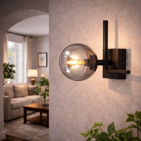 Wall Lamp Merli VII Grafito