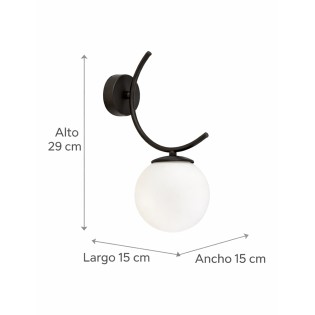 Wall Lamp Barino Opal