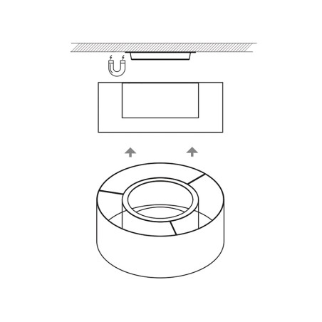 Ceiling Flush Light Indiana (3 lights)