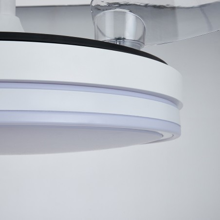 copy of Ventilador LED aspas desplegables Alaska Mini CCT Dim (45W)