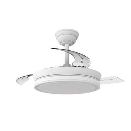 LED fan with retractable blades Night Evo Mini CCT Dim (39W)