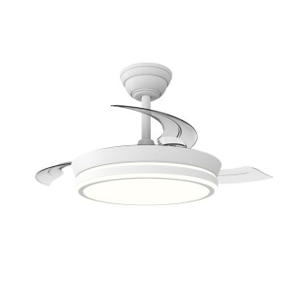 LED fan with retractable...