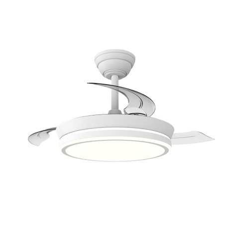 LED fan with retractable blades Night Evo Mini CCT Dim (39W)