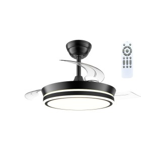 LED fan with retractable...