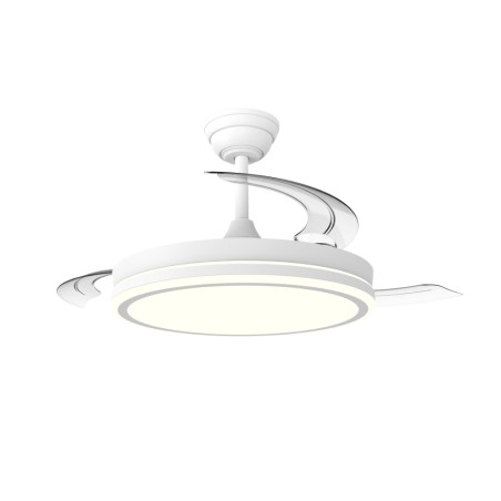 LED fan with retractable blades Night Evo M White CCT Dim (60W)