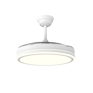 LED fan with retractable blades Night Evo M White CCT Dim (60W)