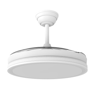 LED fan with retractable blades Night Evo M White CCT Dim (60W)