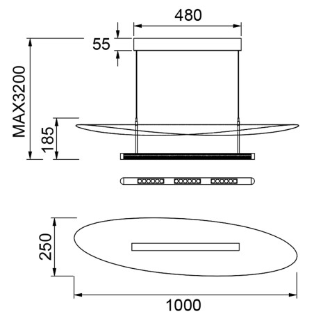 copy of Lámpara colgante LED Cono (10W)