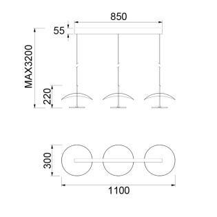 copy of Lámpara colgante LED Cono (10W)