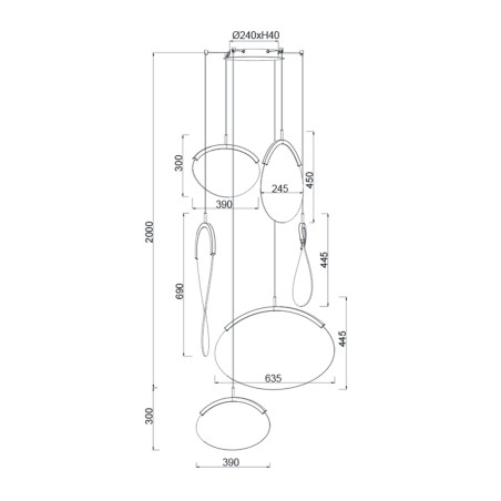 copy of Lámpara colgante LED Cono (10W)