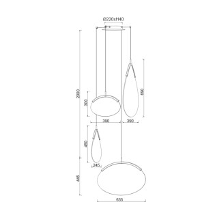 copy of Lámpara colgante LED Cono (10W)