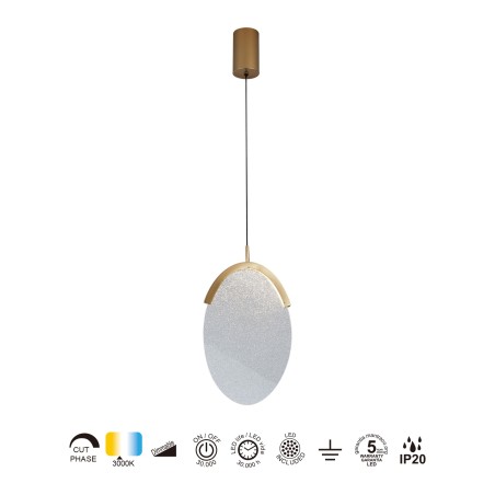 copy of Lámpara colgante LED Cono (10W)