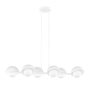 Lámpara colgante Nordessa blanco (6 luces)