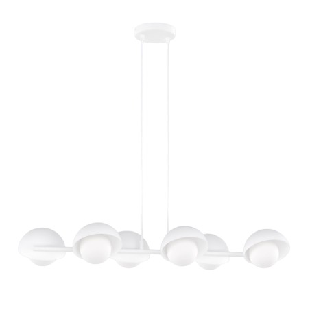 Lámpara colgante Nordessa blanco (6 luces)