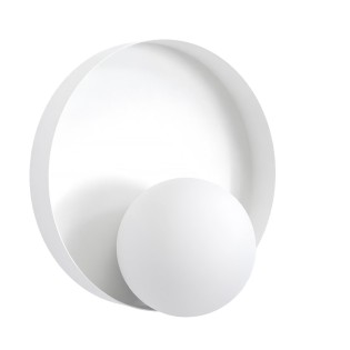 Aplique de pared Halvia blanco